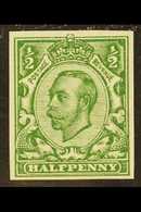 1912 ½d Green IMPERF, SG 346b, Never Hinged Mint For More Images, Please Visit Http://www.sandafayre.com/itemdetails.asp - Non Classificati