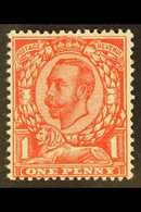 1912 1d Bright Scarlet, NO CROSS ON CROWN, SG 341a, Never Hinged Mint. For More Images, Please Visit Http://www.sandafay - Sin Clasificación