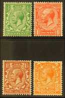 1924-26 Wmk Sideways Complete Set, SG 418a/21b, Fine Mint, Very Fresh. (4 Stamps) For More Images, Please Visit Http://w - Non Classés
