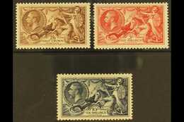 1934 Re-engraved Seahorses Complete Set, SG 450/52, Fine Mint, Good Centering, Fresh Colours. (3 Stamps) For More Images - Non Classés