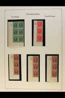 1934-6 CONTROLS MINT ACCUMULATION Of Photogravure Definitives, Singles, Pairs And Blocks With Values To 5d, Includes 3d  - Unclassified
