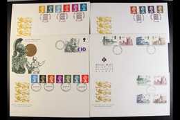 1988-2003 DEFINITIVE FDC'S All Different Illustrated And Unaddressed, Including Castles And Small Machin High Values, Br - FDC