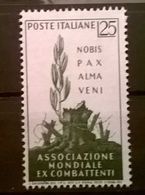 FRANCOBOLLI STAMPS ITALIA ITALY 1959 MNH** ASSEMBLEA ASSOCIAZIONI MONDIALI EX COMBATTENTI - 1946-60: Nuevos