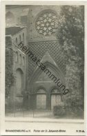 Brandenburg A. H. - Portal Der St. Johannis Kirche - Foto-AK 30er Jahre - Verlag Ludwig Walter Berlin - Brandenburg