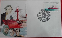 AAT Australian Antarctic Landing Project Blizzard  Cover - Stamp Nella Dan- 1985/1986 - Lettres & Documents