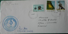 AAT Casey 27/01/87 Cover  - MV Icebird + Postmaster Signature  - Autralian  + Aat Stamps - Briefe U. Dokumente
