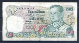 506-Thailande Billet De 20 Baht 1981 6B526 Sig.54 - Tailandia