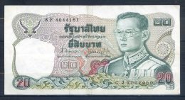506-Thailande Billet De 20 Baht 1981 8F404 Sig.62 - Tailandia