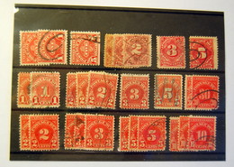 USA - Various Postage Due Taxe - 27 Stamps (used) - Segnatasse