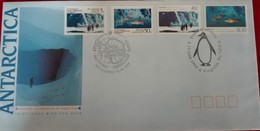 AAT  & RUSSIAN  Stamps   Kingston  FDC 13/06/1990 Scientific Co-operation In Antarctica Joint Issue With USSR - FDC