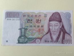 1000 Won 1985 - Korea, South