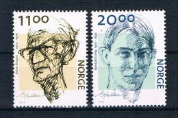 Norwegen 2002 Schriftsteller Mi.Nr. 1438/39 Kpl. Satz ** - Unused Stamps