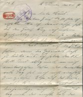 Japan Gemany Kurume POW Kriegsgefangenen 4 Pages Censor Letter - Brieven En Documenten