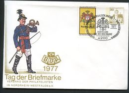 Bund PU108 C1/010a Privat-Umschlag LV NRW Sost. Oberhausen 1977 - Enveloppes Privées - Oblitérées