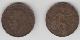 ANGLETERRE - HALF  PENNY 1916 - C. 1/2 Penny