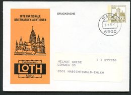 Bund PU108 B2/014 Privat-Umschlag DOM MAINZ Gebraucht 1978 - Enveloppes Privées - Oblitérées