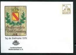 Bund PU108 C1/017 Privat-Umschlag TAG DER BRIEFMARKE LV Niedersachsen 1978 - Private Covers - Mint