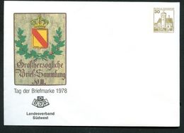 Bund PU108 C1/022 Privat-Umschlag TAG DER BRIEFMARKE LV Südwest 1978 - Private Covers - Mint