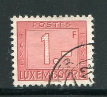 LUXEMBOURG- Taxe Y&T N°30- Oblitéré - Segnatasse