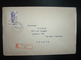 LR Pour La FRANCE TP VOLLEY BALL 3,20 L OBL.9 NOE 64 BUCURESTI I - Lettres & Documents