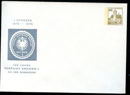 Bund PU108 D2/003 Privat-Umschlag 100 J. POSTAMT BREMEN ** 1978 - Privé Briefomslagen - Ongebruikt