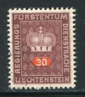 LIECHTENSTEIN- Service Y&T N°38- Oblitéré - Dienstmarken