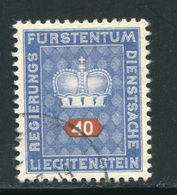 LIECHTENSTEIN- Service Y&T N°39- Oblitéré - Official