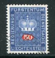 LIECHTENSTEIN- Service Y&T N°49- Oblitéré - Official