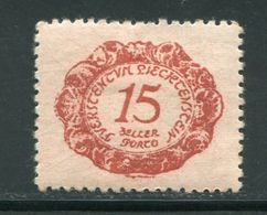 LIECHTENSTEIN- Taxe Y&T N°3- Neuf Avec Charnière * - Strafportzegels