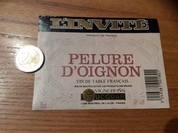 Etiquette « Vin De Table Français - Pelure D’Oignon - L’INVITÉ - UCCOAR MONTRÉAL DE L’AUDE (11)» - Rosé (Schillerwein)