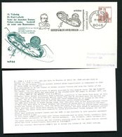 Bund PU250 B1/003 Privat-Umschlag KURD LASSWITZ Garching 1985  NGK 4,00 € - Enveloppes Privées - Oblitérées