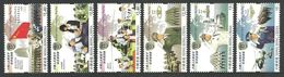 HONG KONG 2005 MILITARY ARMED FORCES SOLDIERS SAILORS AIRMEN HELICOPTERS SET MNH - Neufs