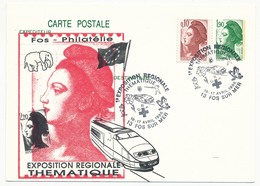 Entier Repiqué - 1,90 Liberté - Exposition Régionale Thématique - FOS SUR MER - 1988 - Postales  Transplantadas (antes 1995)