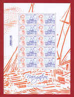 Polynésie Française / Tahiti - Planche De 10 Timbres Neufs à 100 F / 12-09-2017 / Navigation / Francis Puara Cowan - Nuevos