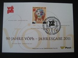 Österreich VÖPh Jahresgabe 2011, 90 Jahre VÖPh - Cartas & Documentos