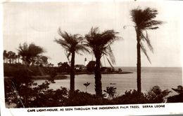 SIERRA LEONE CAPE LIGHT HOUSE AS SEEN THROUGHT THE INDIGENOUS PALM TREES - Sierra Leone