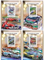 Djibouti 2016, Sport, F1 And Rally, 4BF IMPERFORATED - Cars