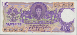 Bhutan: Highly Rare 5 Ngultrum P. 3 Note With Only 2 Usual Pinholes, Otherwise: UNC. - Bhoutan