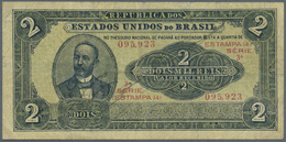 Brazil / Brasilien: 2 Mil Reis ND P. 16, Light Horizontal Fold, Light Handling In Paper Which Is Sti - Brasile