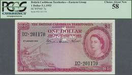 British Caribbean Territories: 1 Dollar 1953, P.7a In Almost Perfect Condition With A Few Tiny Creas - Sonstige – Amerika