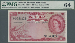 British Caribbean Territories: 1 Dollar 1964 P. 7c, Condition: PMG Graded 64 Choice UNC. - Andere - Amerika