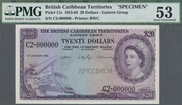 British Caribbean Territories: 20 Dollars January 2nd 1961 SPECIMEN P.11s In Almost Perfect Conditio - Andere - Amerika