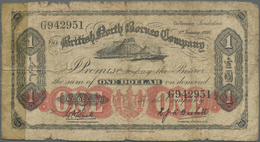 British North Borneo: 1 Dollar 1936 P. 28 In Stronger Used Condition With Several Folds, Creases, St - Autres - Afrique