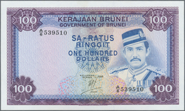 Brunei: 100 Ringgit 1988 P. 10 In Condition: AUNC. - Brunei