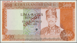 Brunei: 500 Ringgit ND Specimen P. 11s In Condition: UNC. - Brunei