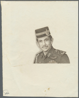 Brunei: Proof Print In Black Color On White Paper Of The Sultan Which Was Used On Nearly Every Bankn - Brunei