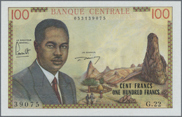 Cameroon / Kamerun: Pair Of The 100 Francs ND(1962) P.10, One Inalmost Uncirculated Condition With A - Kameroen