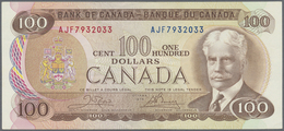 Canada: 100 Dollars 1975 With Signatures: Crow & Bouey, P.91b In UNC - Kanada
