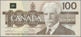 Canada: Set With 7 Banknotes 2 X 5 Dollars 1986 With Serial ANA0000046 And ENA 0000046, 10 Dollars 1 - Kanada