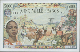 Central African Republic / Zentralafrikanische Republik: 5000 Francs 1980 P. 11 In Rare Condition: U - Repubblica Centroafricana